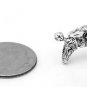 STERLING SILVER POODLE DOG 3D CHARM/PENDANT