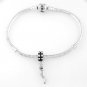 STERLING SILVER DANGLING SMALL ITALIAN HORN EUROPEAN BEAD