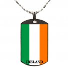 IRELAND Flag Polymer Glazed Color Dogtag Dog Tag