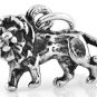 STERLING SILVER 3D SIMBA STYLE LION  CHARM