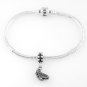STERLING SILVER DANGLING TOY YORKSHIRE TERRIER DOG EUROPEAN BEAD