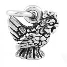 STERLING SILVER DELWARE'S STYLE STATE BIRD HEN CHARM