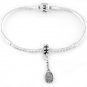STERLING SILVER DANGLING RACKET BALL RACKET EUROPEAN BEAD