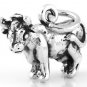 STERLING SILVER LIVESTOCK COW CHARM