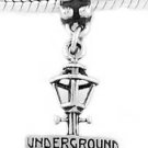 SILVER DANGLING UNDERGROUND  ATLANTA EUROPEAN BEAD