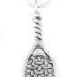 STERLING SILVER RACKET BALL RACKET CHARM/PENDANT
