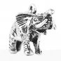 STERLING SILVER LUCKY ELEPHANT 3D CHARM