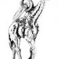 STERLING SILVER GIRAFFE 3D CHARM/PENDANT