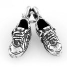STERLING SILVER RUNNING TENNIS SHOES CHARM/PENDANT