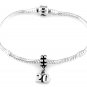 STERLING SILVER DANGLE NUMBER 20 EUROPEAN BEAD