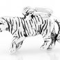 STERLING SILVER WALKING TIGER 3D CHARM/PENDANT