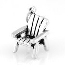 STERLING SILVER 3D ADIRONDACK CHAIR CHARM