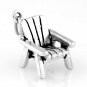 STERLING SILVER 3D ADIRONDACK CHAIR CHARM