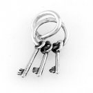 STERLING SILVER KEYS CHARM