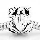 STERLING SILVER FROG EUROPEAN BEAD