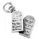 STERLING SILVER 10 COMMANDMENT TABLET CHARM/PENDANT