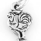 STERLING SILVER ROOSTER CHARM/PENDANT