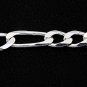 STERLING SILVER FIGARO CHAIN EXTENDER EXTENSION 1" Inch