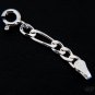 STERLING SILVER FIGARO CHAIN EXTENDER EXTENSION 1" Inch