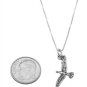 STERLING SILVER SEA GULL BIRD CHARM WITH 18 inch BOX CHAIN NECKLACE