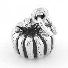 STERLING SILVER PUMPKIN 3D CHARM/PENDANT