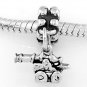 STERLING SILVER DANGLE SMALL CANNON  EUROPEAN BEAD