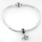 STERLING SILVER DANGLE SMALL CANNON  EUROPEAN BEAD