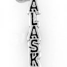 STERLING SILVER ALASKA TRAVEL CHARM