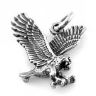 STERLING SILVER 3D EAGLE CHARM/PENDANT
