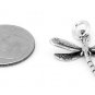 STERLING SILVER DRAGONFLY 3D CHARM and 16 inch box Chain