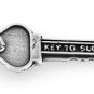 STERLING SILVER KEY TO SUCCESS KEY CHARM/PENDANT