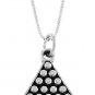 STERLING SILVER RACK OF POOL BALLS / BILLIARD BALLS CHARM With 16 inch BOX CHAIN NECKLACE