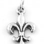 STERLING SILVER  FLEUR DE LIS CHARM/PENDANT