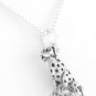 STERLING SILVER SPARKY STYLE DOG DALMATIAN CHARM W/16" BOX CHAIN
