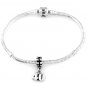 STERLING SILVER DANGLING NUMBER 40 EUROPEAN BEAD