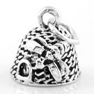 SILVER BEEHIVE 3D CHARM/PENDANT