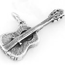 STERLING SILVER ACOUSTIC GUITAR CHARM/PENDANT