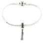 SILVER DANGLE 3D CHICAGO SEARS TOWER EUROPEAN BEAD