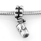 STERLING SILVER DANGLING SODA POP COLA EUROPEAN BEAD