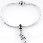 STERLING SILVER DANGLING 3D LIZARD/GECKO EUROPEAN BEAD