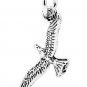 STERLING SILVER SEAGULL 3D CHARM/PENDANT