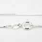 STERLING SILVER CHERUB ANGEL 8MM CHARM & 20" BOX CHAIN