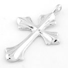 STERLING SILVER FANCY CROSS CHARM/PENDANT
