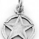 STERLING SILVER TEXAS LONE STAR CHARM/PENDANT