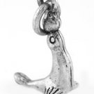 STERLING SILVER CIRCUS SEAL BALANCING BALL CHARM