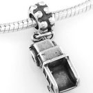 STERLING SILVER DANGLE DUMP TRUCK EUROPEAN BEAD