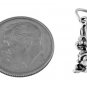 STERLING SILVER 3D BUNNY RABBIT CHARM/PENDANT