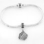 STERLING SILVER DANGLE VICTORIAN COMB EUROPEAN BEAD