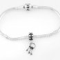 STERLING SILVER DANGLE RING OF KEYS EUROPEAN BEAD