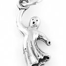 STERLING SILVER GHOST CHARM/PENDANT